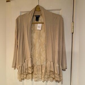 NWT Rue21 Lace Cardigan